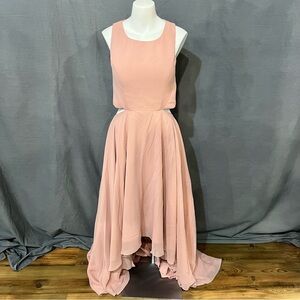 JJs House Blush High Low Dress